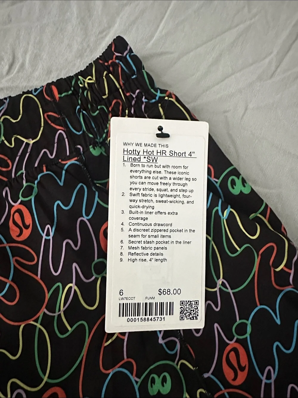 Lululemon Hotty Hot HR Short 4” - Seawheeze 2026 Limited Edition - Picture 3 of 3